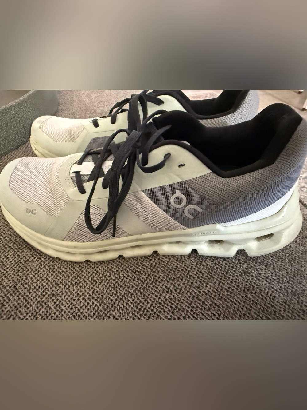On Running Women’s Athletic Shoes - Light Gray and Black